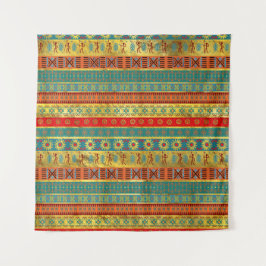 Tapete De Parede Teste padrão tribal étnico africano colorido