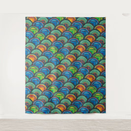 Tapete De Parede Têxteis Africanos Vibrantes: Misturando Escalas de