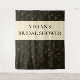 Tapete De Parede Texto de caligrafia legante Plano de fundo de noiv