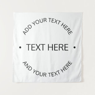 Tapete De Parede Texto Editável Moderno Simples Branco e Preto