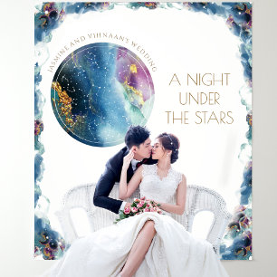 Tapete De Parede Texto Personalizado, Fundo de Foto Cósmico Celesti