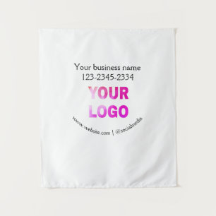 Tapete De Parede texto simples mínimo adicione seu logotipo/design 