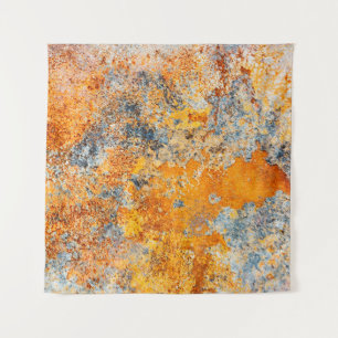 Tapete De Parede Textura antiga de ferrugem. Arrastar fundo de meta