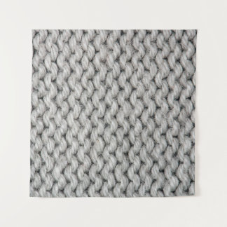 Tapete De Parede Textura branca de lã, foto de aproximação.