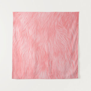 Tapete De Parede Textura de pele de lã rosa macia