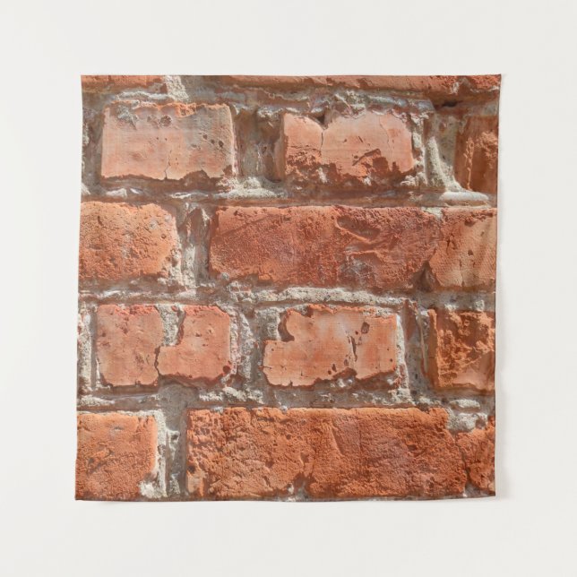 Tapete De Parede Textura de tijolo velho e curado. Antecedentes (Frente)