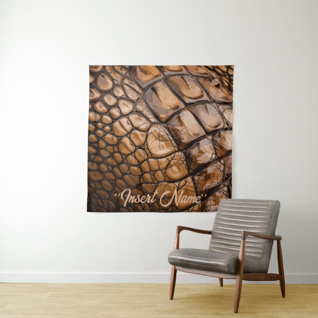 Tapete De Parede Textura do Gator (In Situ)