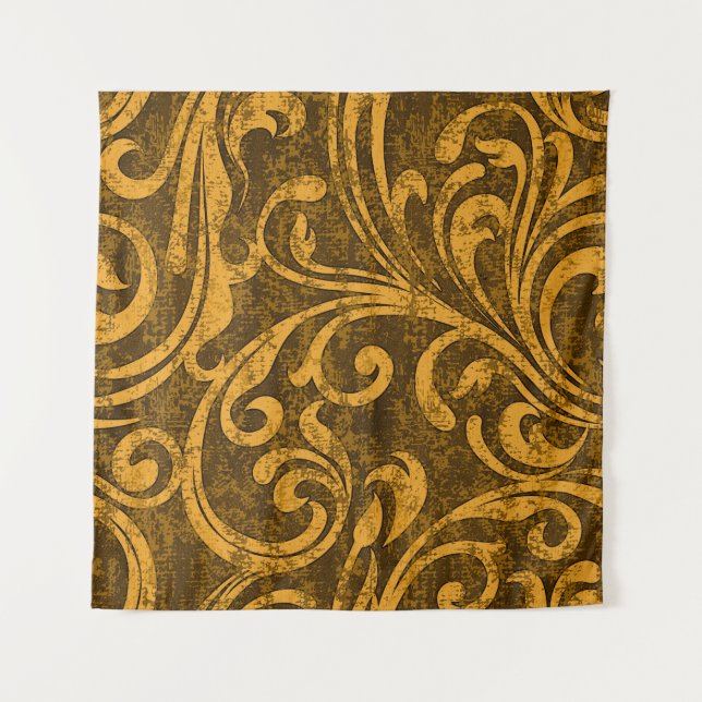 Tapete De Parede Textura floral de alta resolução e perfeita para c (Frente)