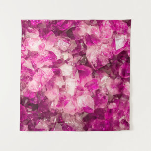 Tapete De Parede Textura Sem Olho De Cristal Rosa Ametista.