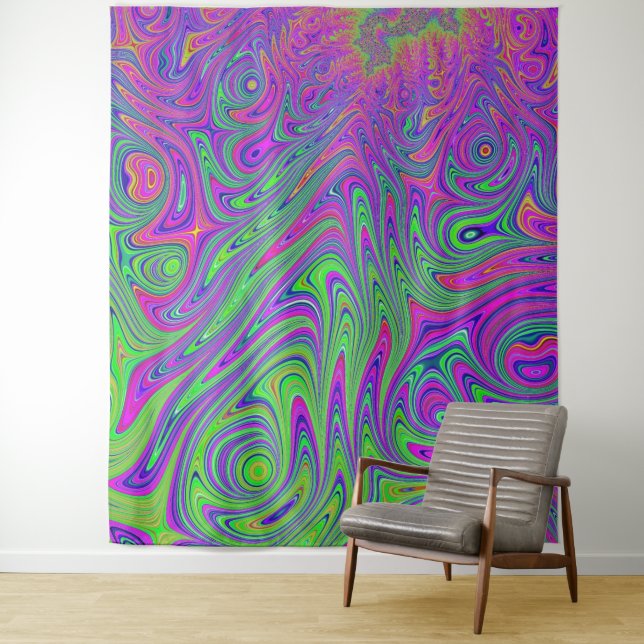 Tapete De Parede texturas psicodélicas (In Situ)