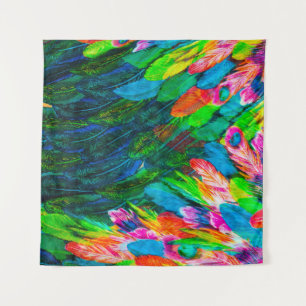 Tapete De Parede texture of silk fabric. background. colorful fairy