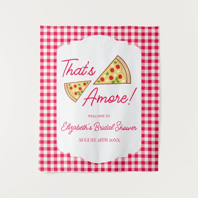 Tapete De Parede That's Amore Bridal Shower (Frente)