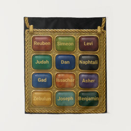 Tapete De Parede The 12 tribes of Israel Tapestry
