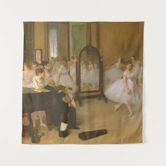 Tapete De Parede The Dancing Class (1870) Edgar Degas (Frente)