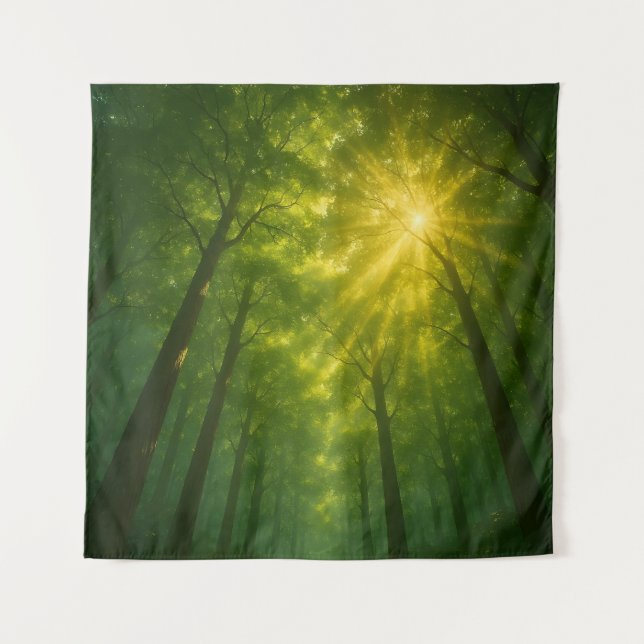 Tapete De Parede The Divine Light Path: Cathedral of the Emerald Fo (Frente)