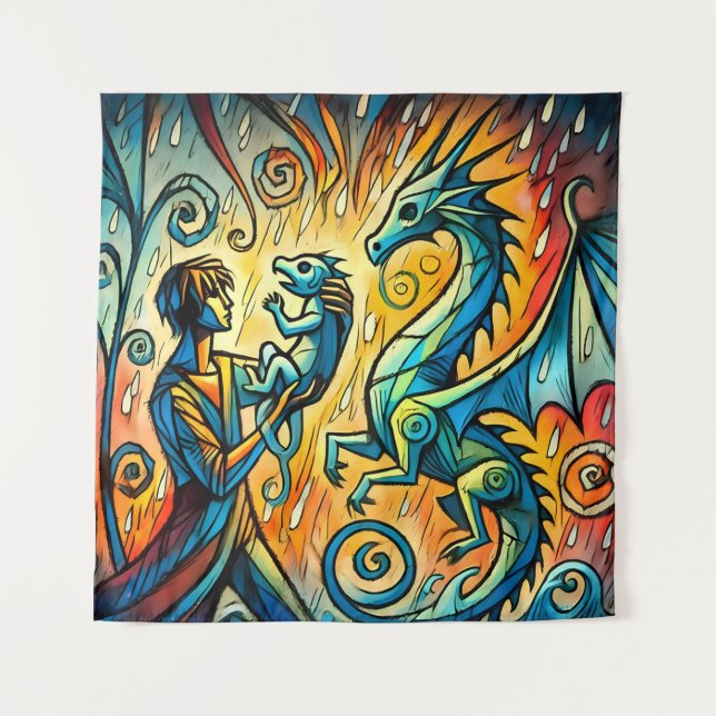 Tapete De Parede  the dragon keeper (Frente)