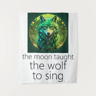 Tapete De Parede The Moon Taught The Wolf To Sing
