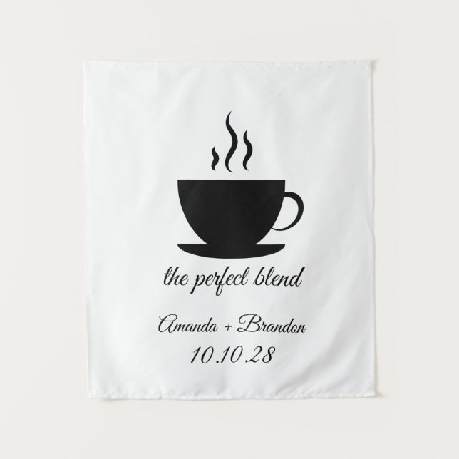 Tapete De Parede The Perfect Blend Wedding Backdrop (Frente)