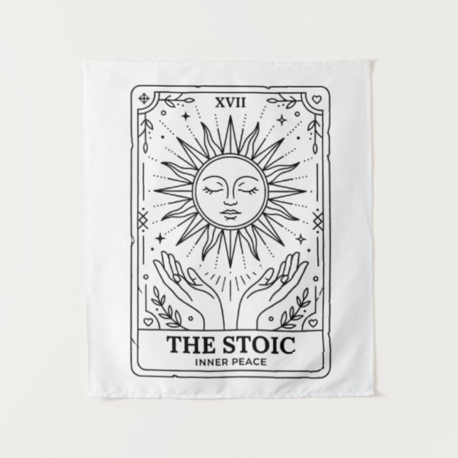 Tapete De Parede The Stoic Tarot Card (Frente)