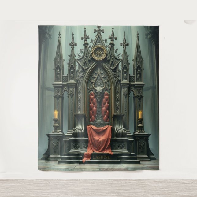 Tapete De Parede „Thron der Götter – Sitz der himmlischen Macht“ (Frente)