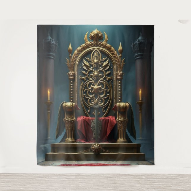 Tapete De Parede „Thron der Götter – Sitz der himmlischen Macht“ (Frente)