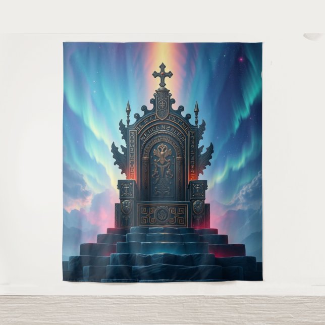 Tapete De Parede „Thron der Götter – Sitz der himmlischen Macht“ (Frente)