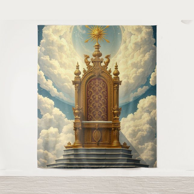 Tapete De Parede „Thron der Götter – Sitz der himmlischen Macht“ (Frente)