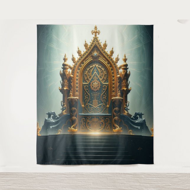 Tapete De Parede „Thron der Götter – Sitz der himmlischen Macht“ (Frente)