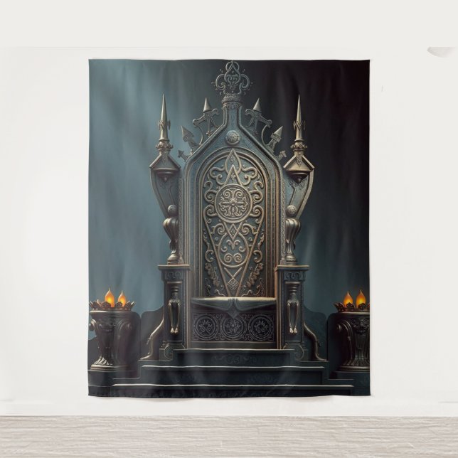 Tapete De Parede „Thron der Götter – Sitz der himmlischen Macht“ (Frente)