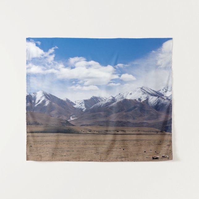 Tapete De Parede Tibete, Himalaia - Paisagem Cênica das Montanhas (Frente (Horizontal))