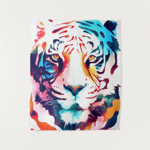 Tapete De Parede Tiger Wild Nature - Pintura De Cor Animal