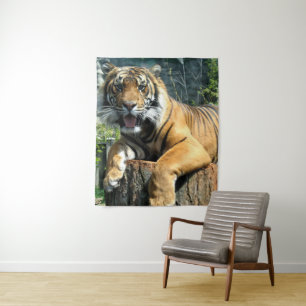 Tapete De Parede Tigre