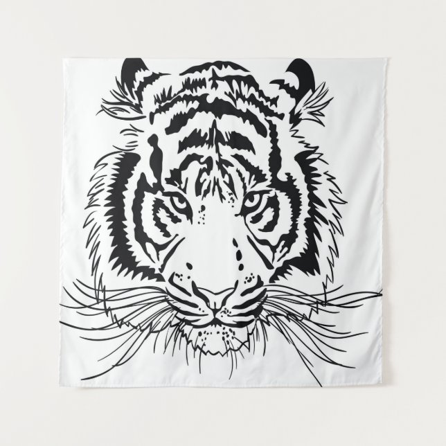 Tapete De Parede tigre (Frente)