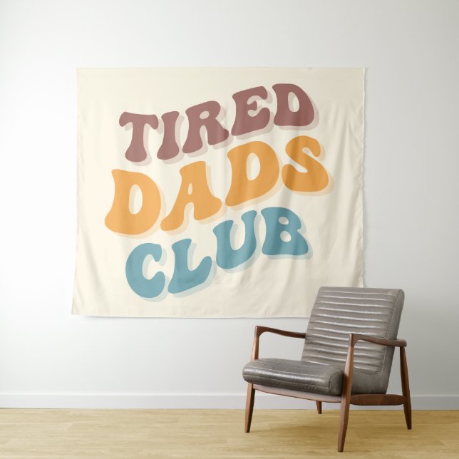 Tapete De Parede Tired Pais Club Funny (In Situ (Horizontal))