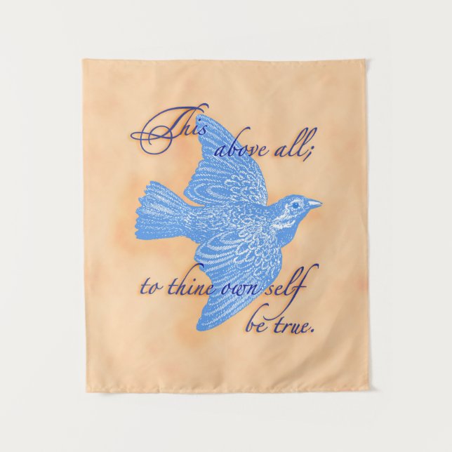 Tapete De Parede To Thine Own Self Be True Tapestry (Frente)