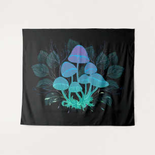 Tapete De Parede Toadstools em arbustos