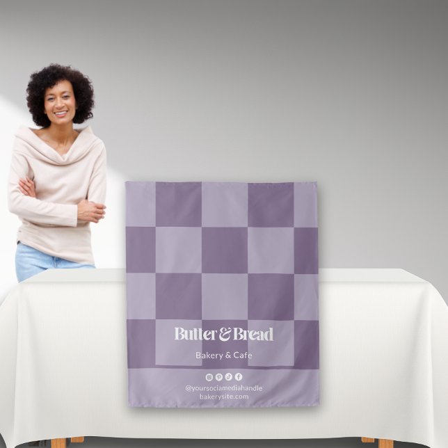 Tapete De Parede Toalhete de Mesa para Evento com Logo de Padaria e (Criador carregado)