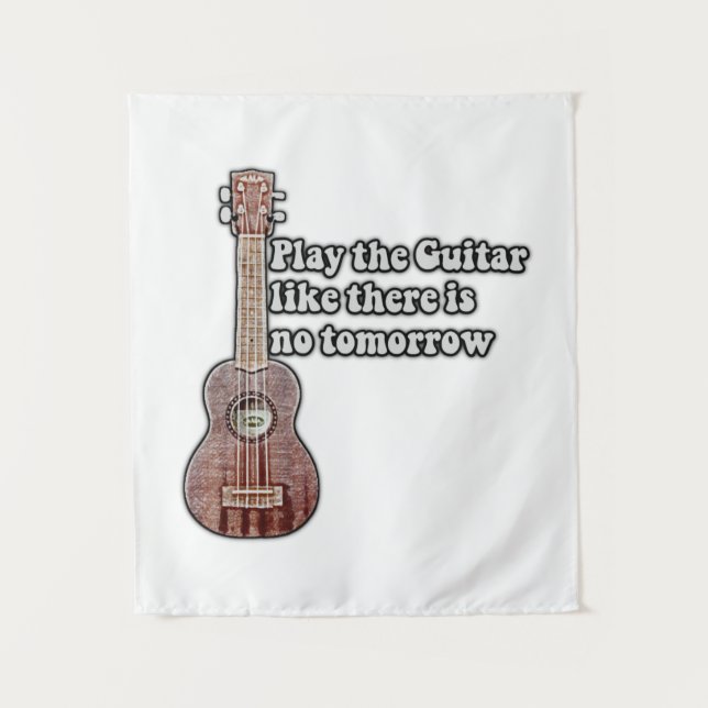 Tapete De Parede Toca a guitarra como se não houvesse amanhã. (Frente)