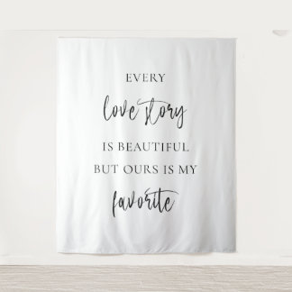 Tapete De Parede “Toda História de Amor é Bonita” Casamento Elegant
