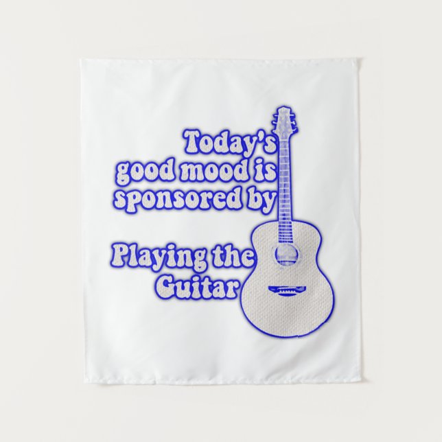 Tapete De Parede Today's good mood is sponsored by the guitar (Frente)