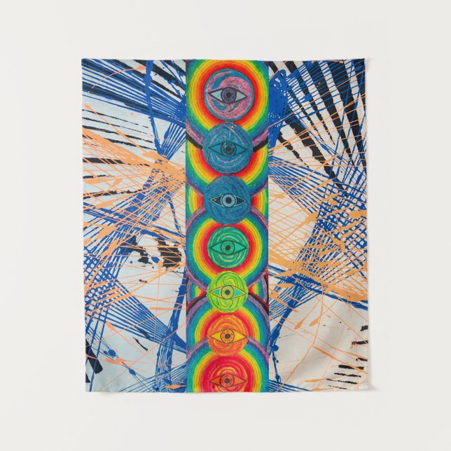 TAPETE DE PAREDE TODOS A VER CHAKRA (Frente)