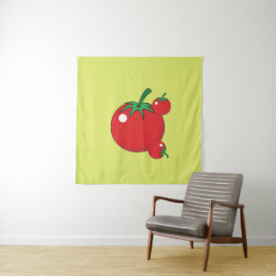 Tapete De Parede Tomate Vermelho