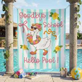 Tapete De Parede Tonto Ganso Olá Listras de Festa de Verão