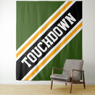 Tapete De Parede TONTURA PARA BAIXO - Listras de Corrida Amarela Ve