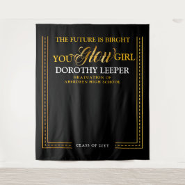 Tapete De Parede Toque dourado Ilumine seu futuro.