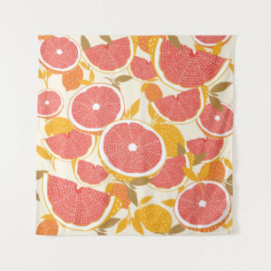 Tapete De Parede Toranja e fatias com folhas em branco.