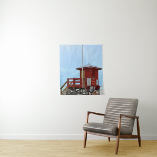 Tapete De Parede Torre vermelha do Lifeguard nenhum Lifeguard no