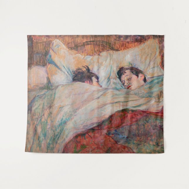 Tapete De Parede Toulouse-Lautrec - A Cama (Frente (Horizontal))