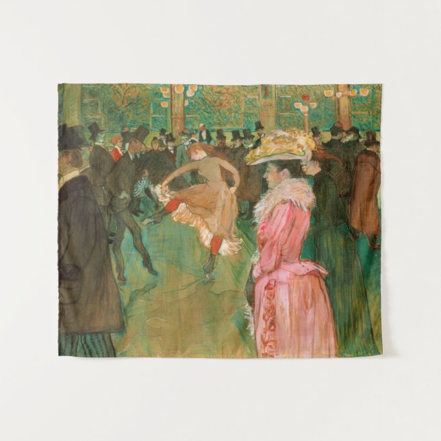 Tapete De Parede Toulouse-Lautrec - Na Rota, A Dança (Frente (Horizontal))