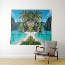 Tapete De Parede "Tranquilidade tropical: Escape para uma enseada o